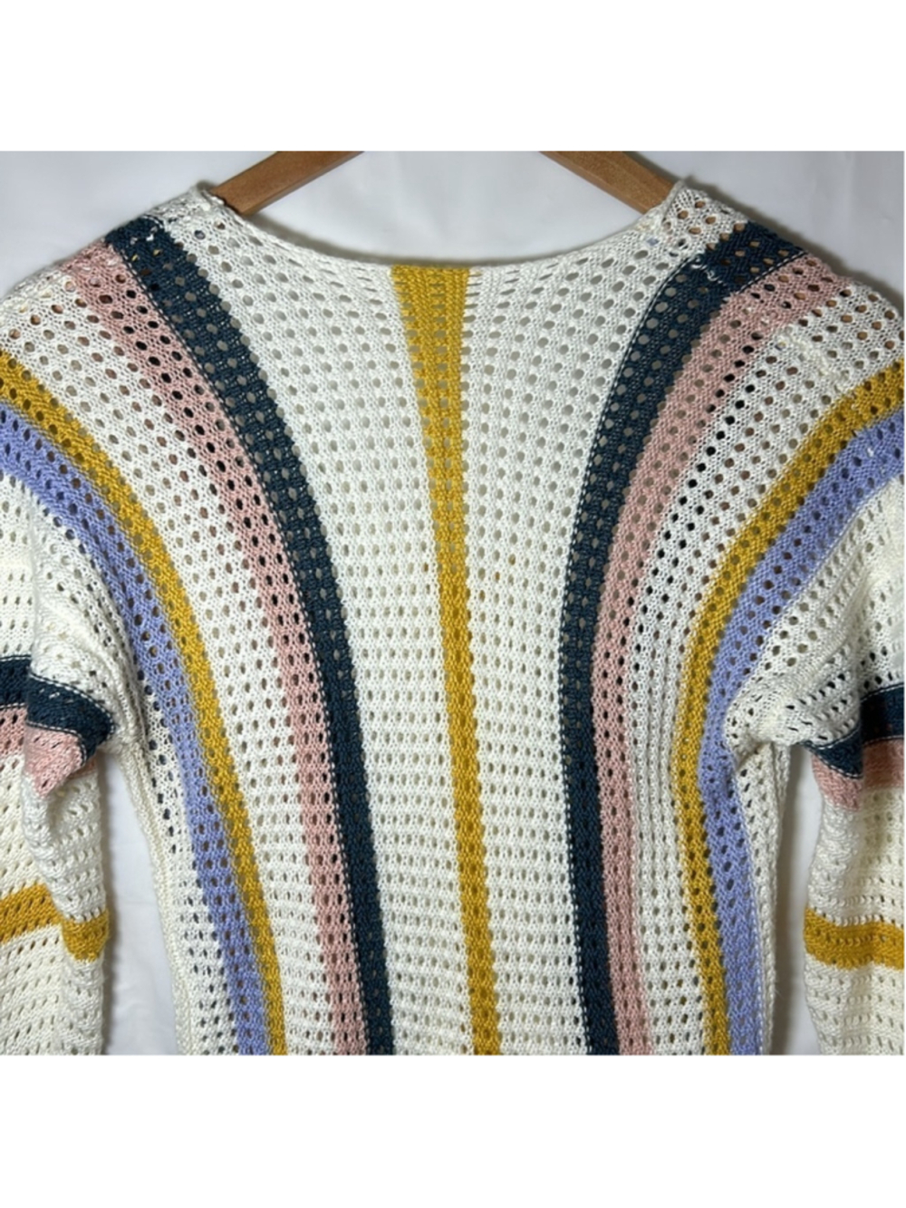 Boho Bohemian crochet cover up dress knit beach loungewear hippie Boho colourful - Picture 8 of 11